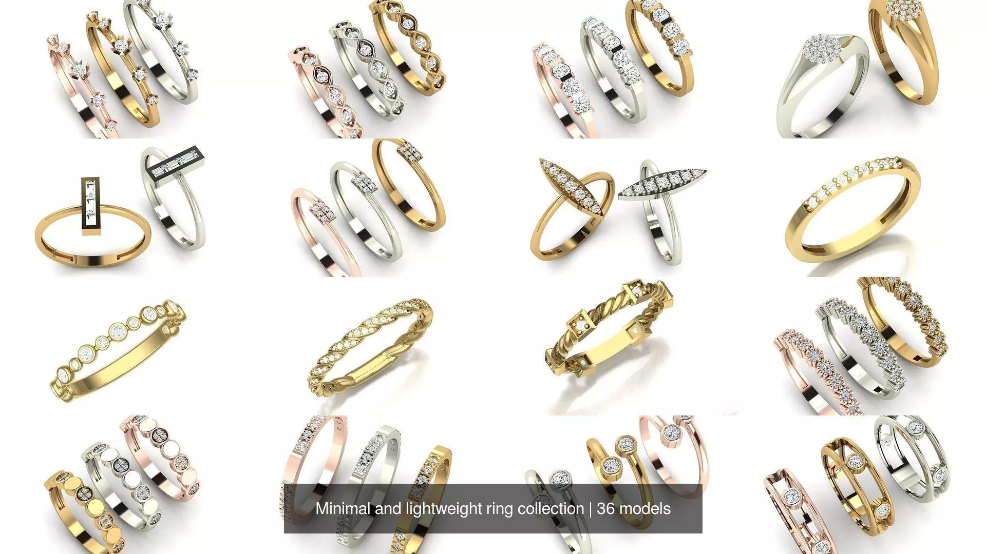 Minimal and lightweight ring collection _3