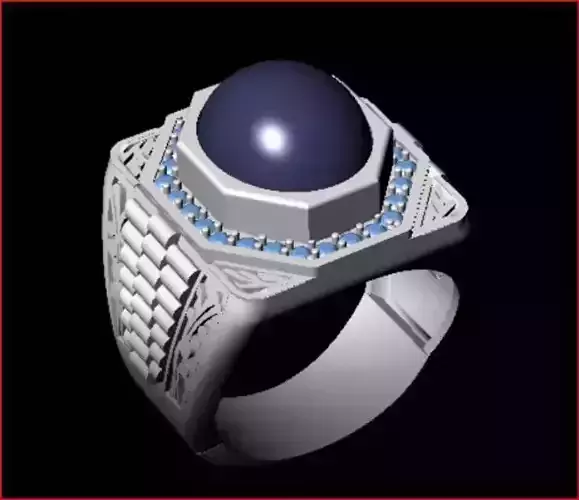 gents silver ring 