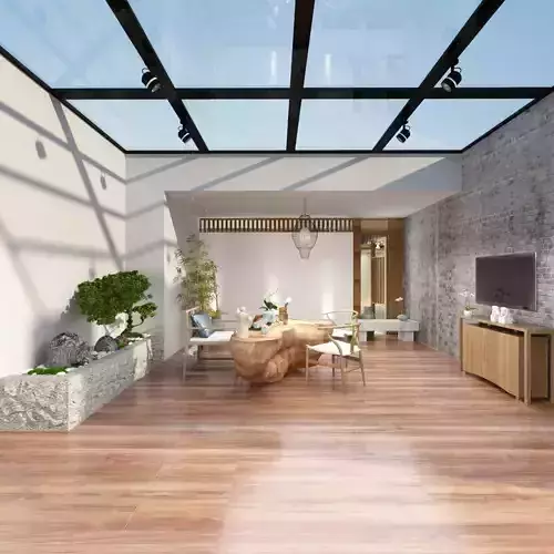 Tea Room in Asian Style