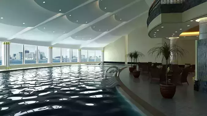 Indoor Hotel Pool 