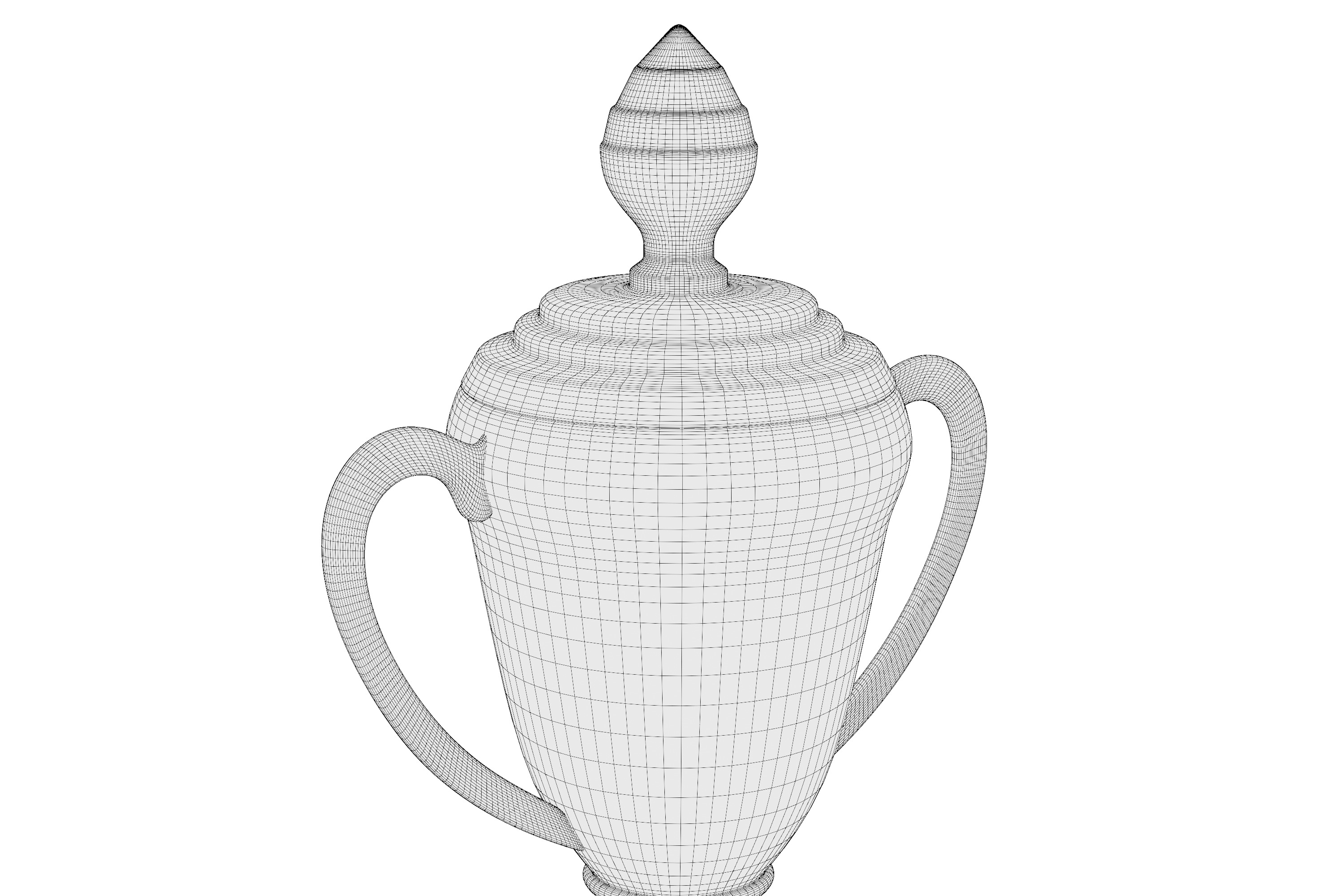 Trophy Cups 01 3D model_5