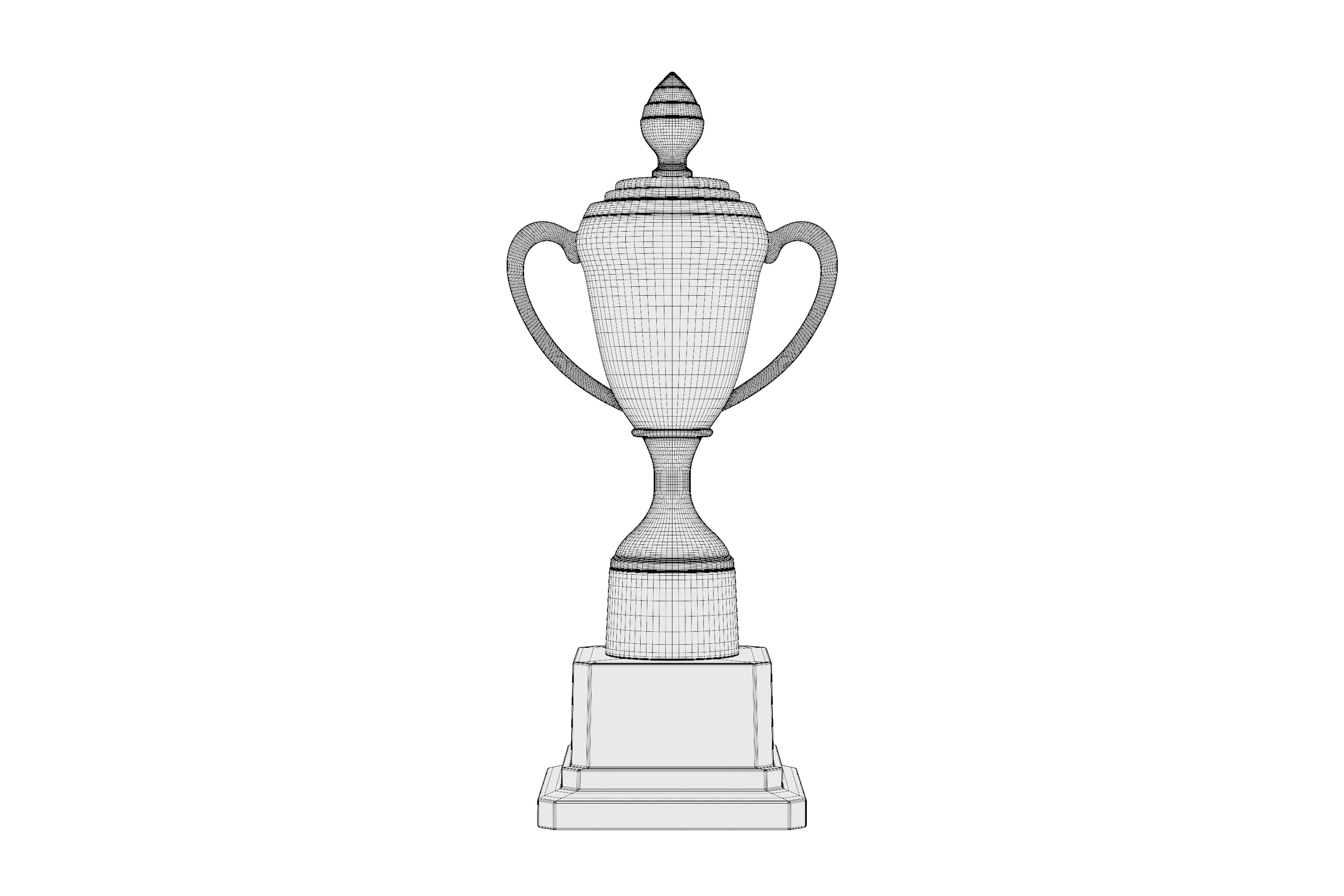 Trophy Cups 01 3D model_6