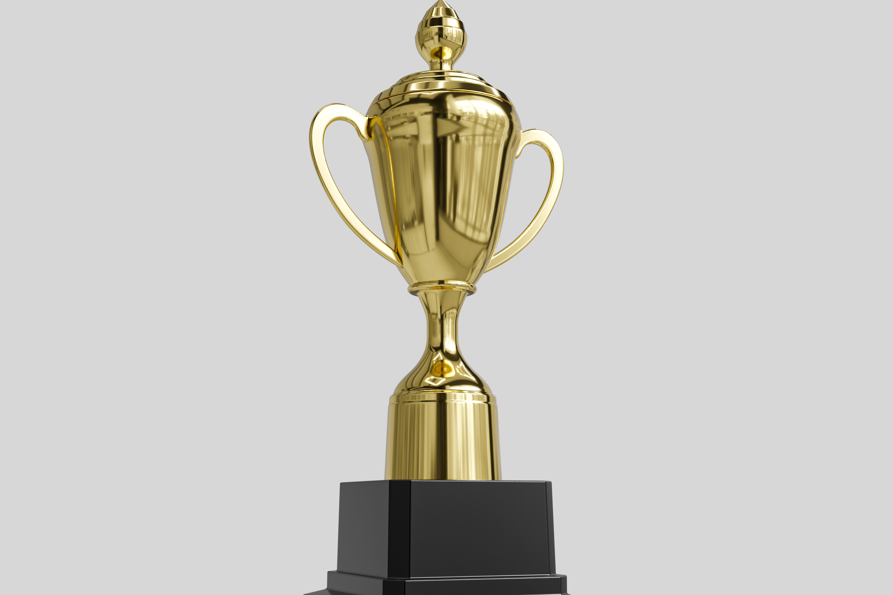 Trophy Cups 01 3D model_4