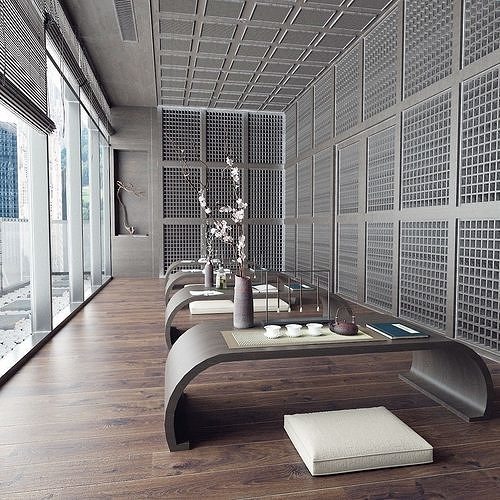 Calligraphy Classroom 3D model
