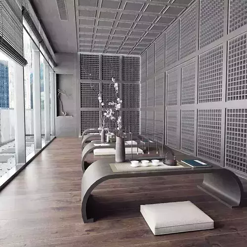 Calligraphy Classroom 3D model