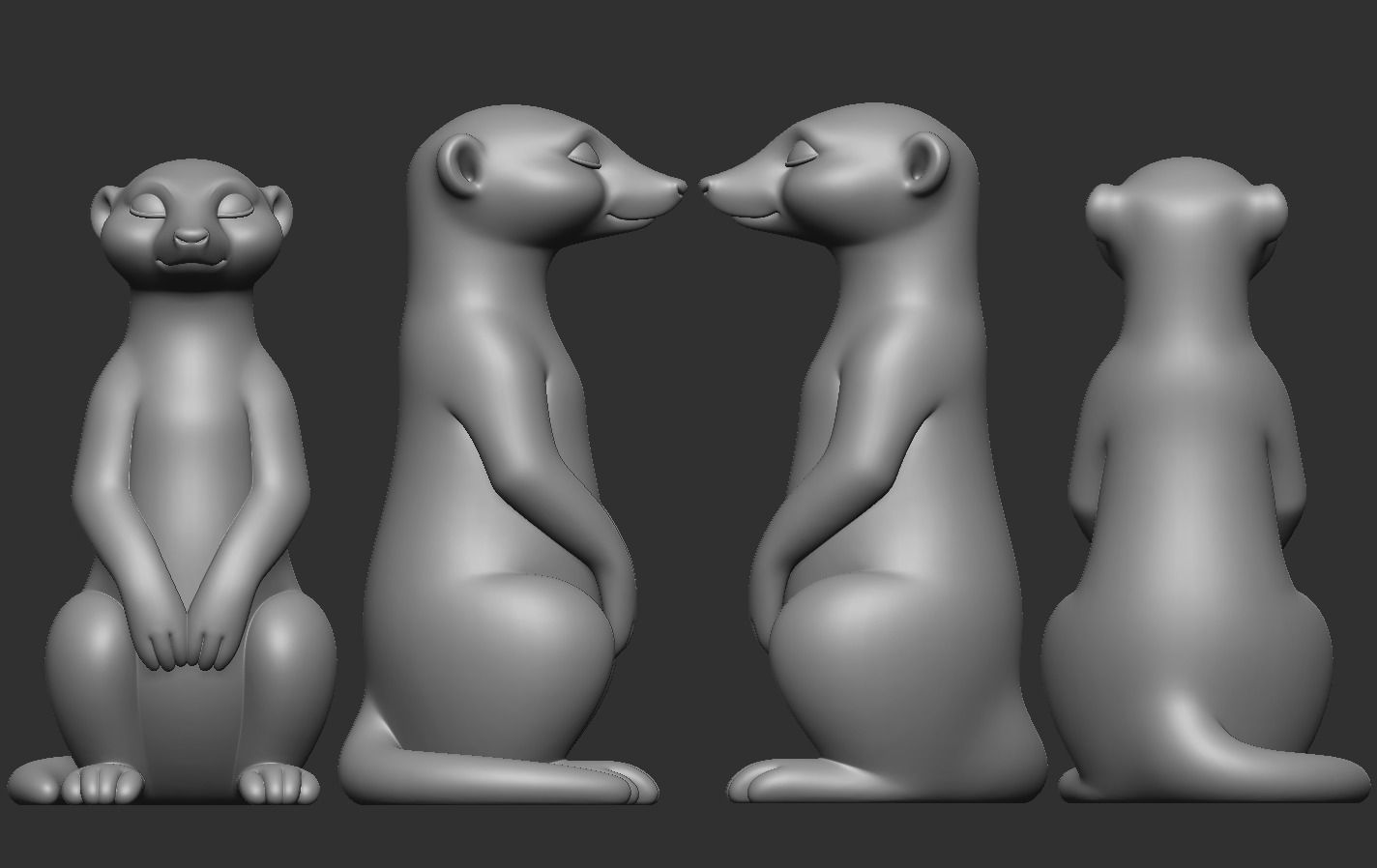Meerkat 3D print model_18
