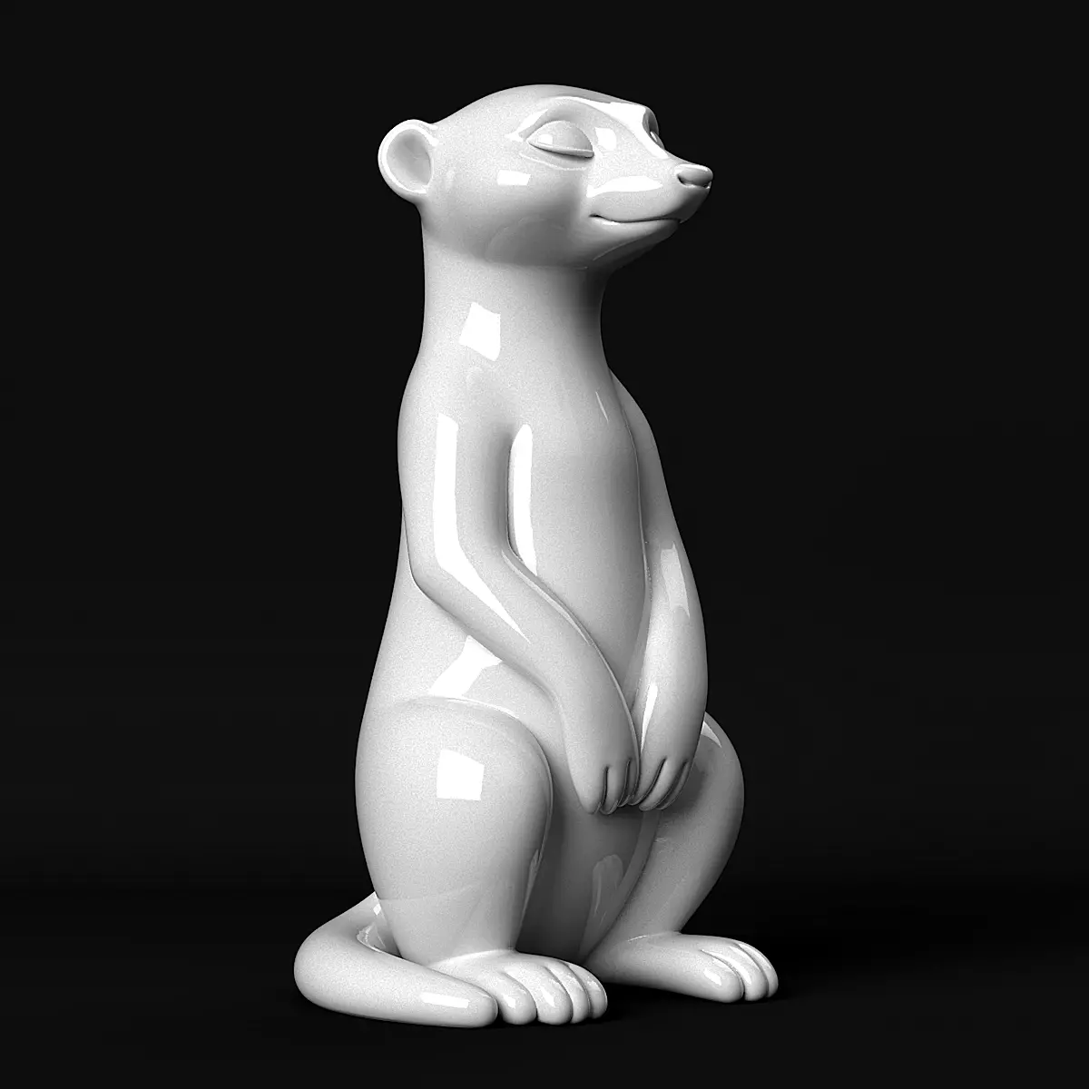 Meerkat 3D print model_0