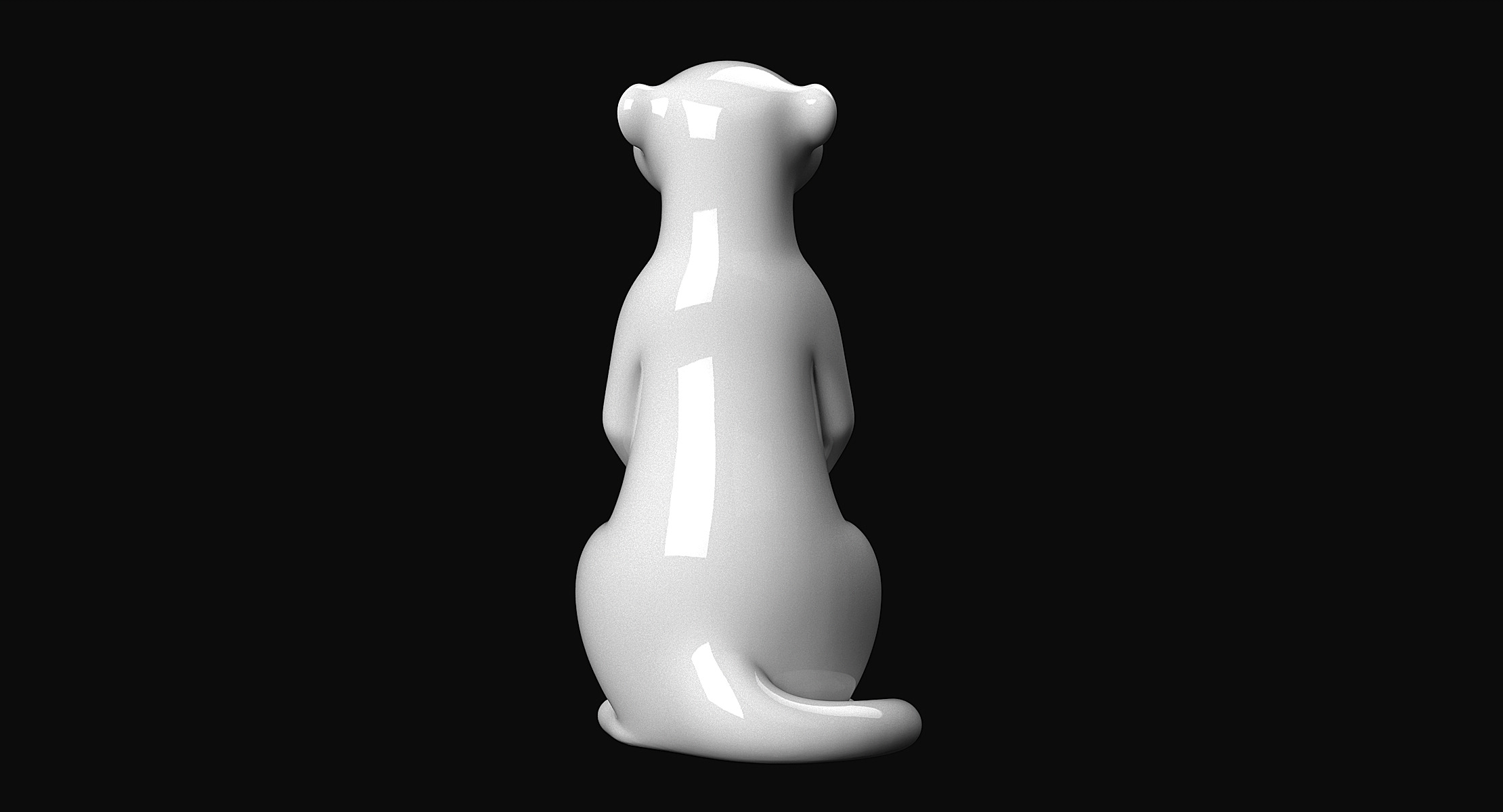Meerkat 3D print model_4