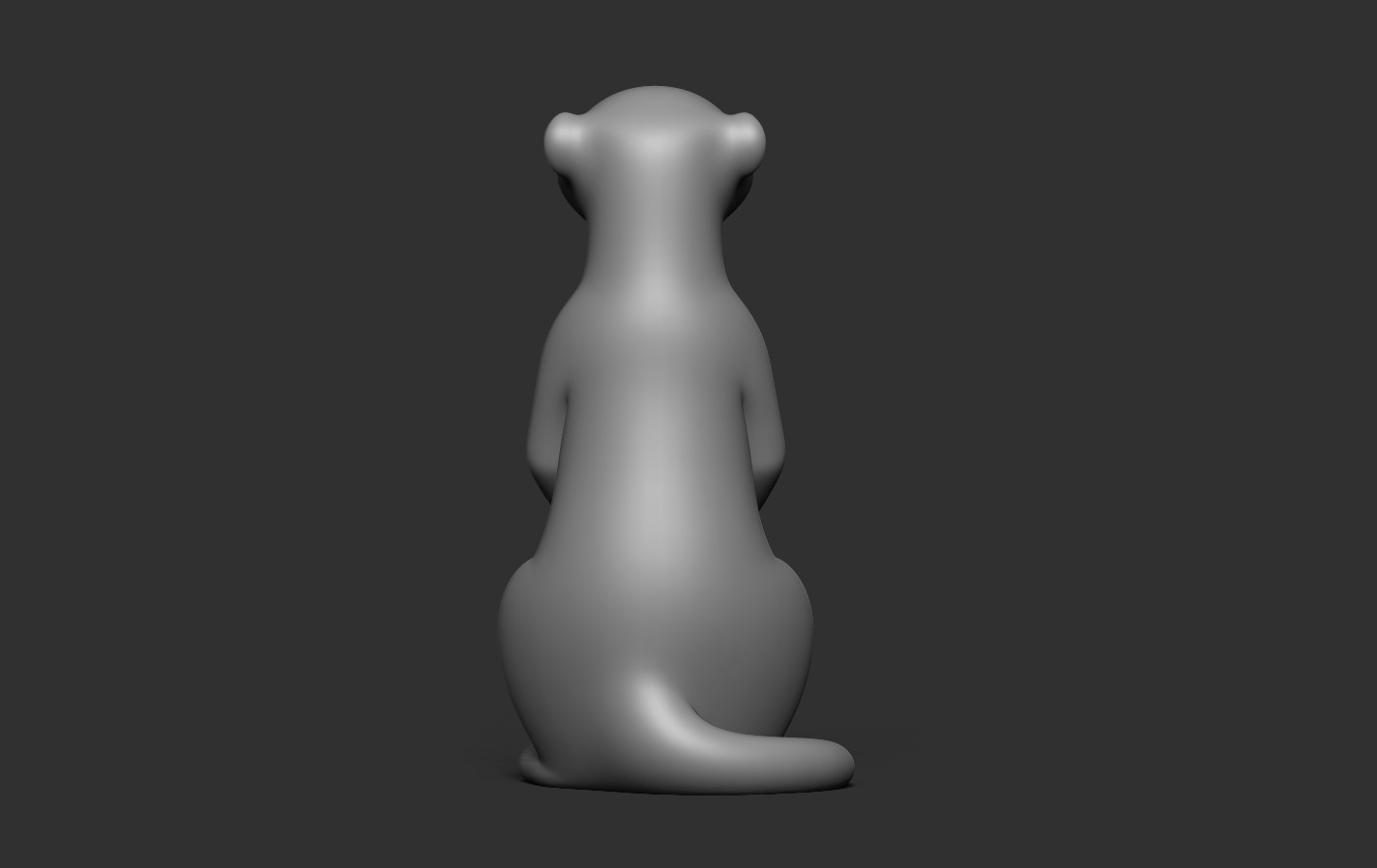 Meerkat 3D print model_16