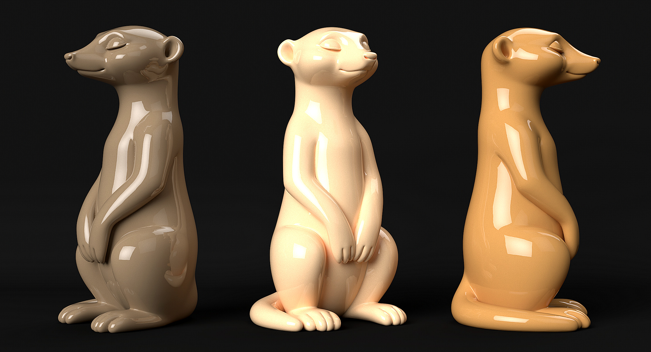 Meerkat 3D print model_10