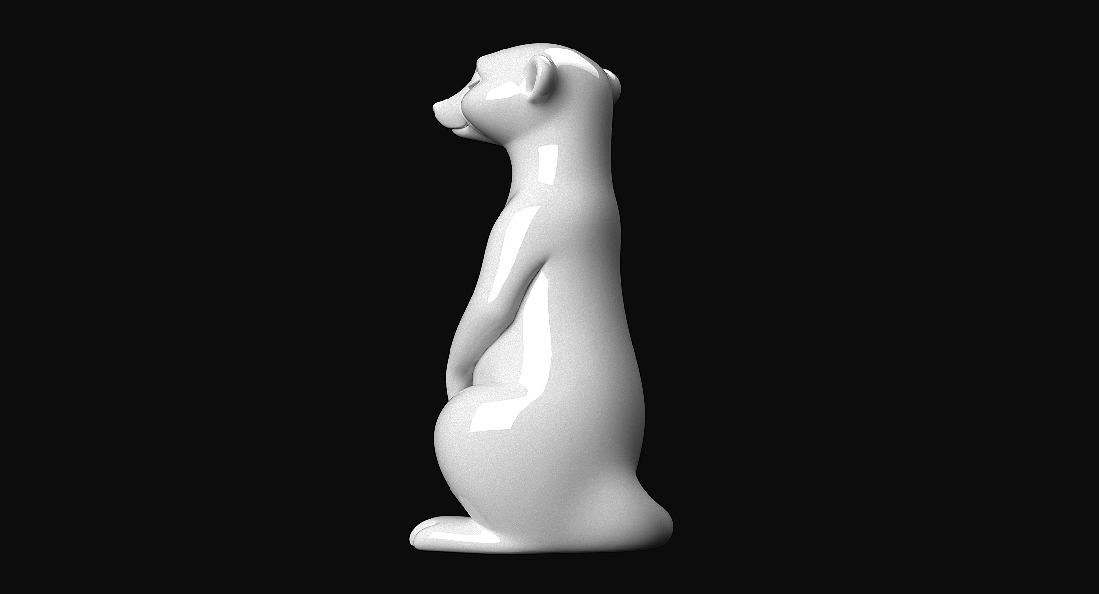 Meerkat 3D print model_5