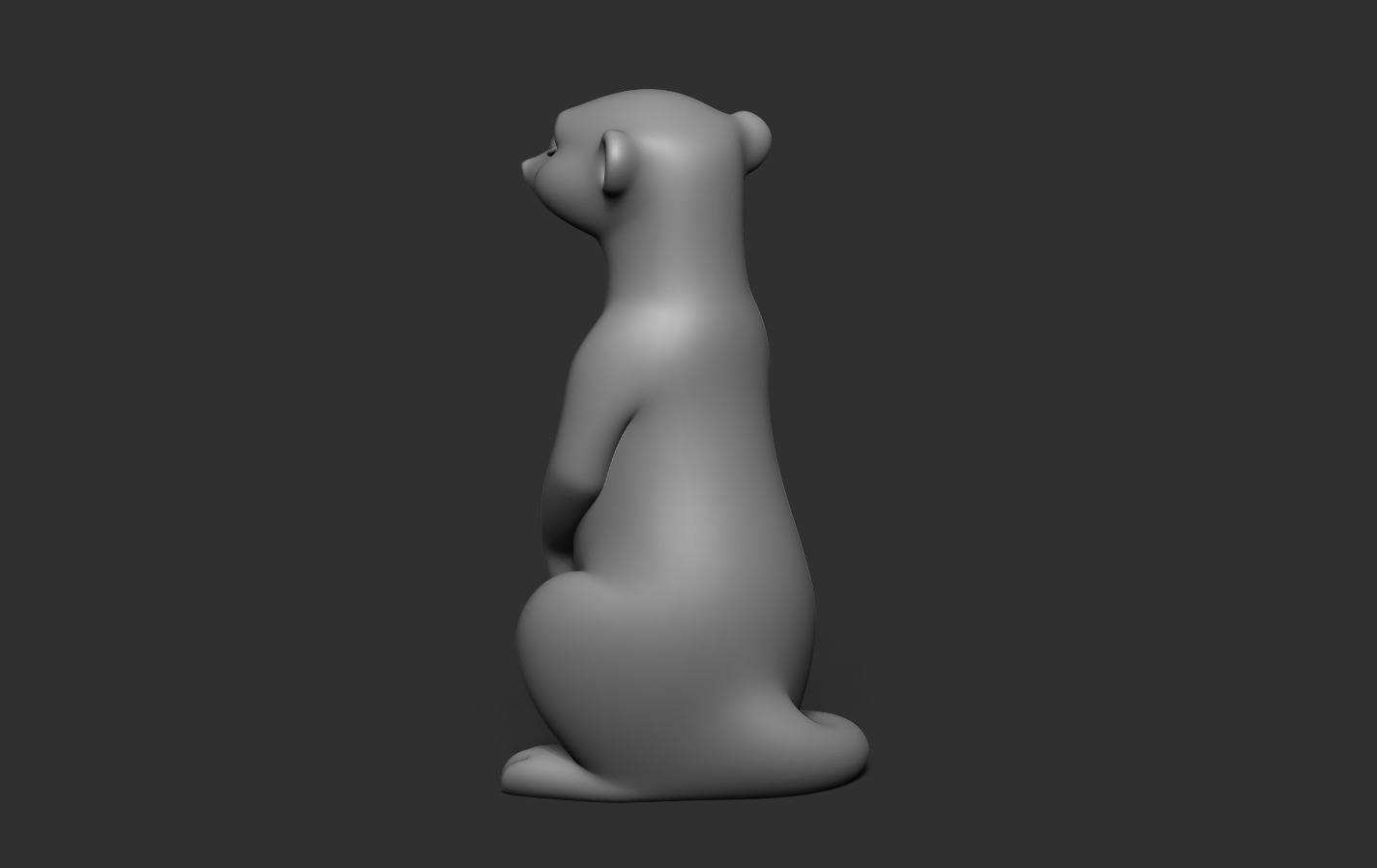 Meerkat 3D print model_15
