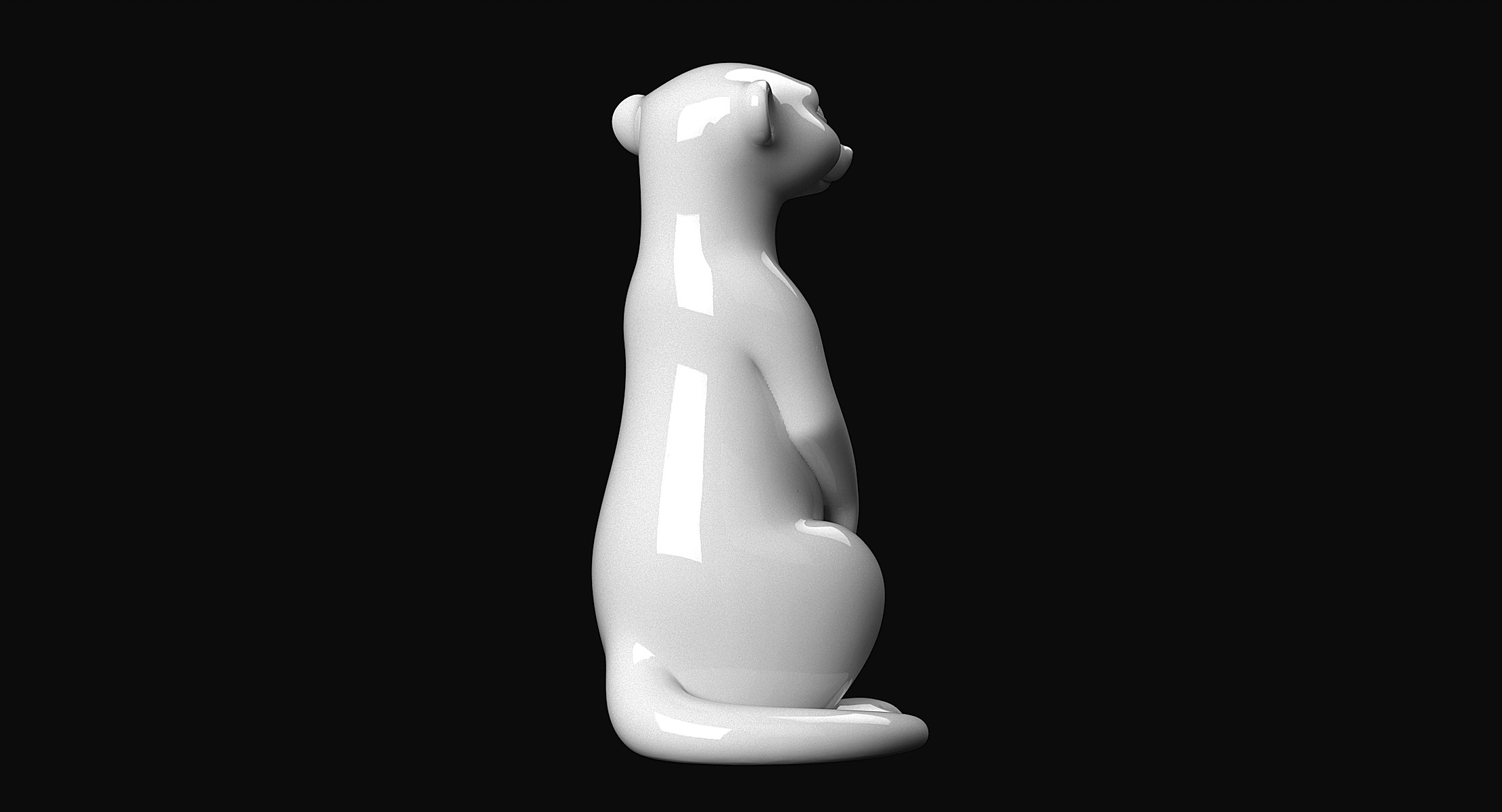 Meerkat 3D print model_3