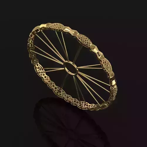 Beautiful Arabic Bangle - In 4 sizes
