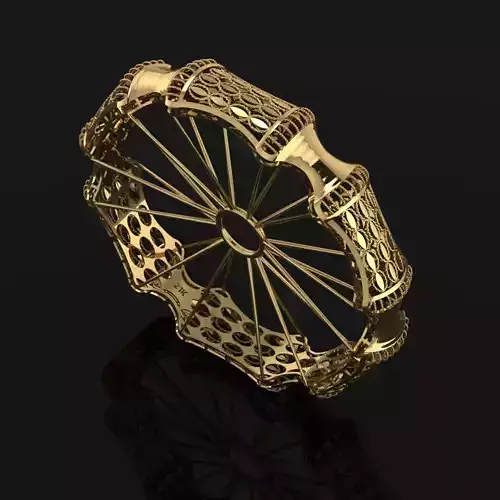 Beautiful Arabic Bangle - In 4 sizes