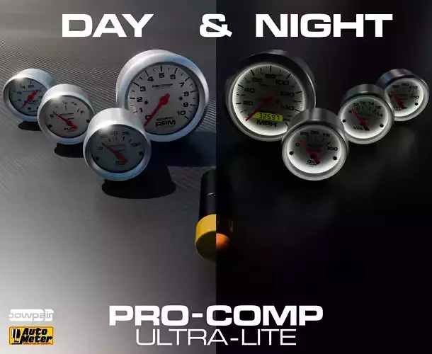AutoMeter Ultra-Lite Gauge Pack