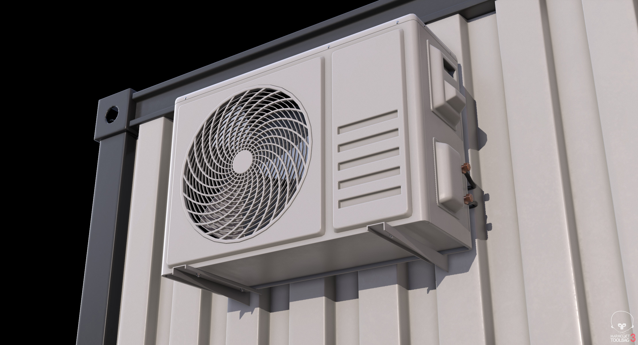 Construction Site Cabin 3D model_12