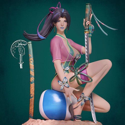 Psylocke Breezy Butterfly Marvel Rivals  Ready For 3D Printing 3D print model
