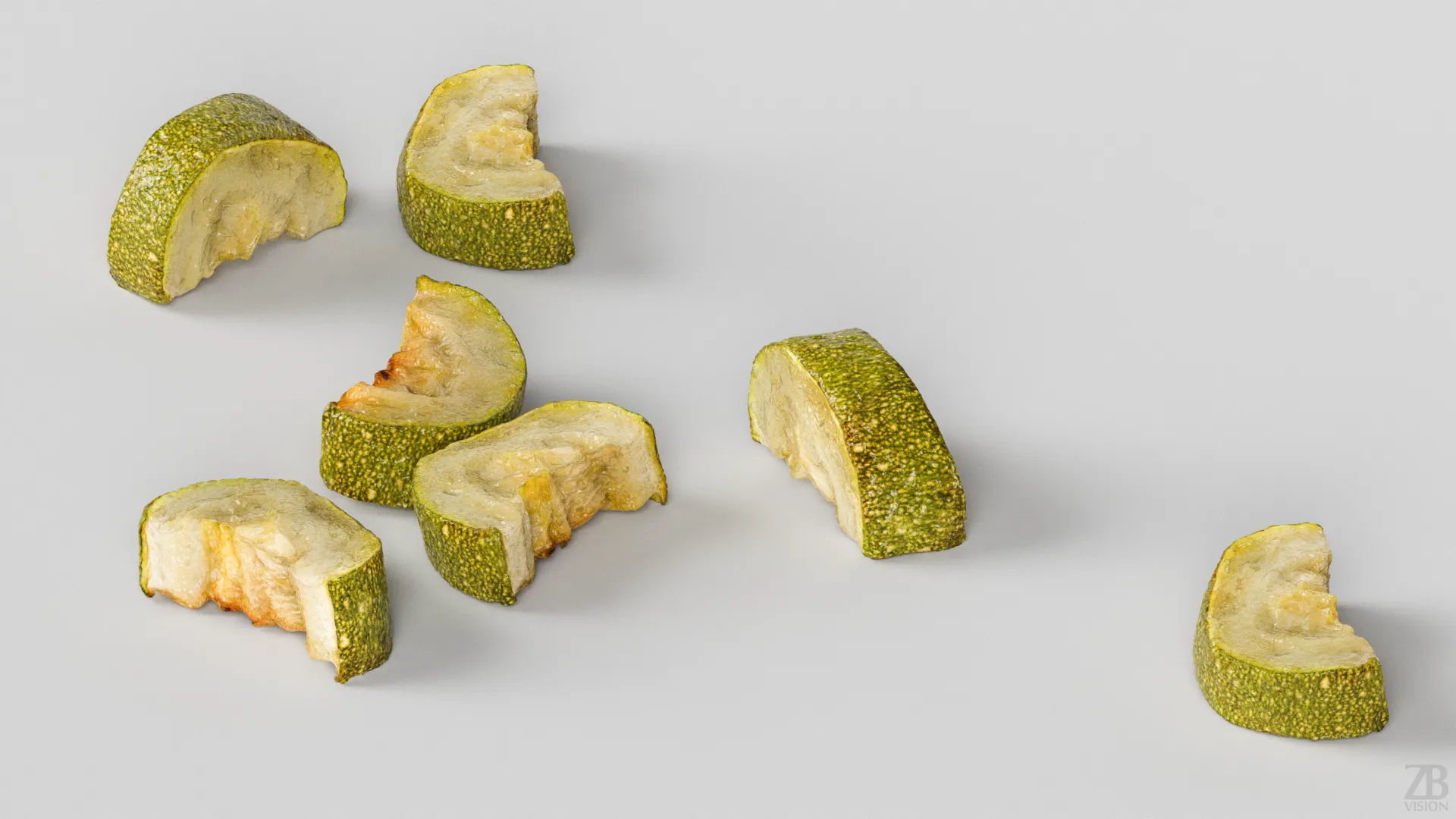 Zucchini 3D model_2