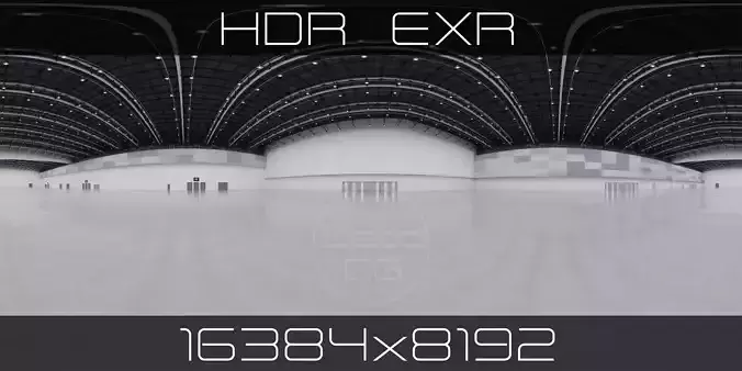 HDRI - Exhibition Hall Interior 6
