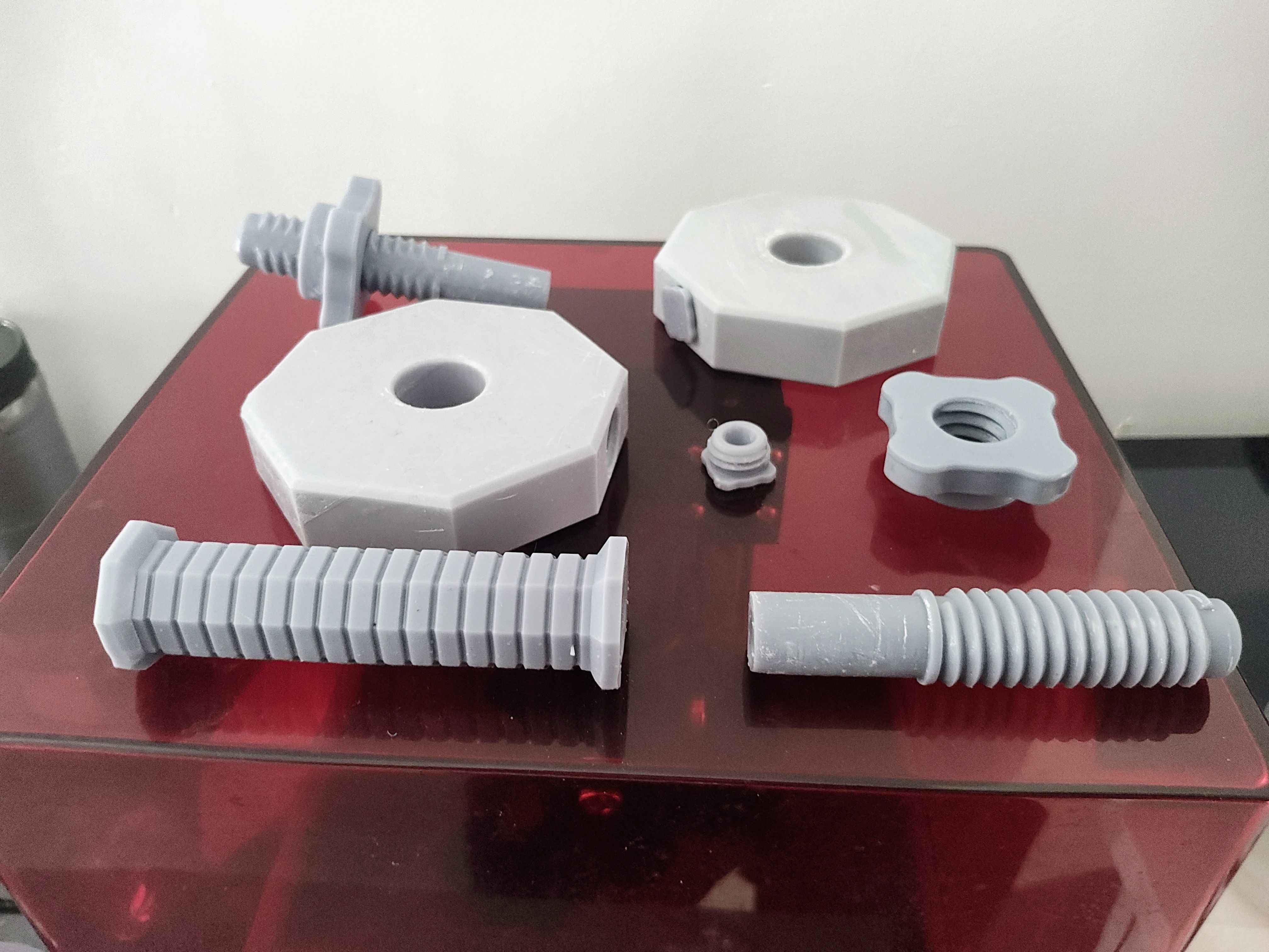 Printable Dumbbell Free 3D print model_6