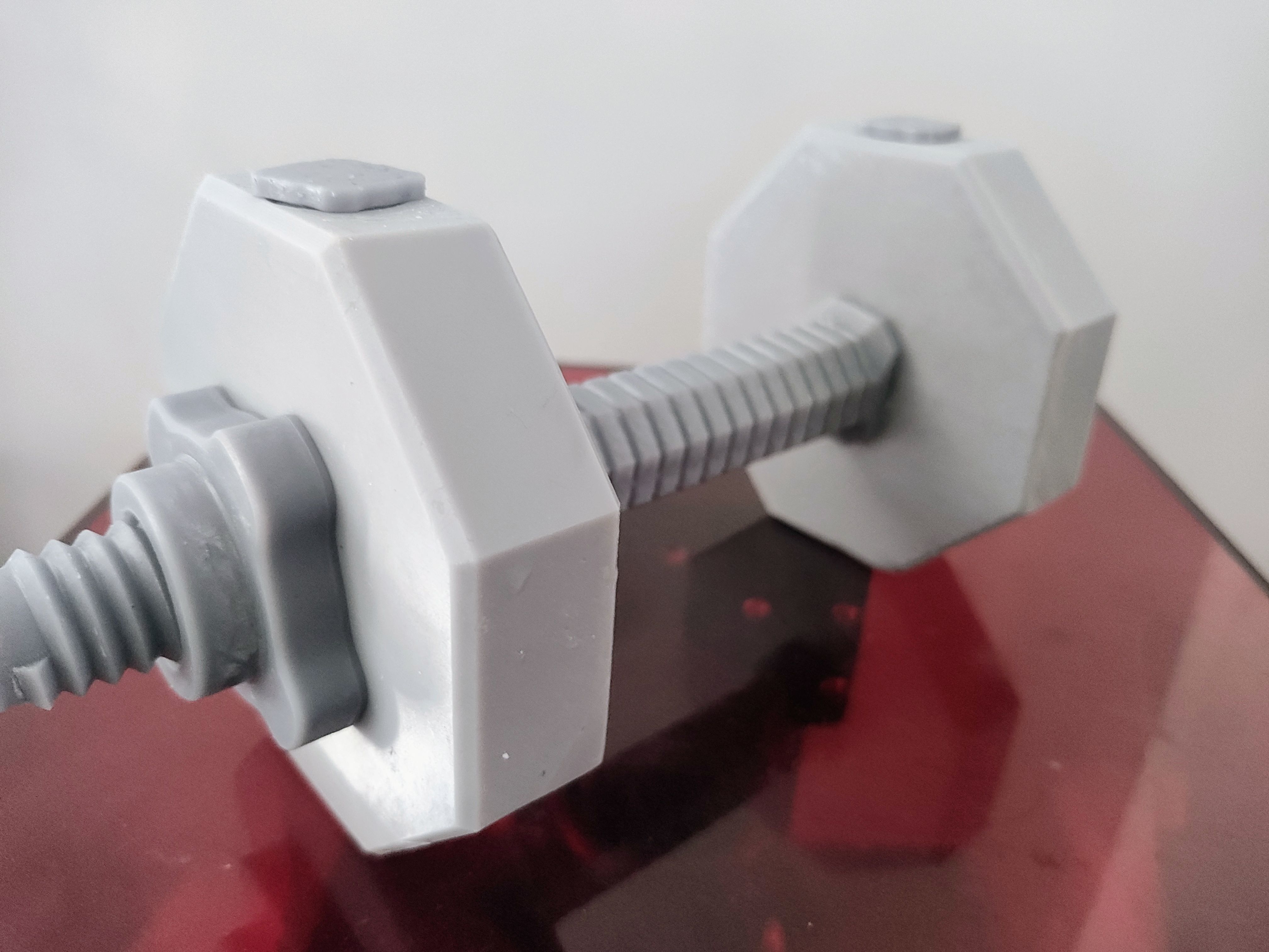 Printable Dumbbell Free 3D print model_5