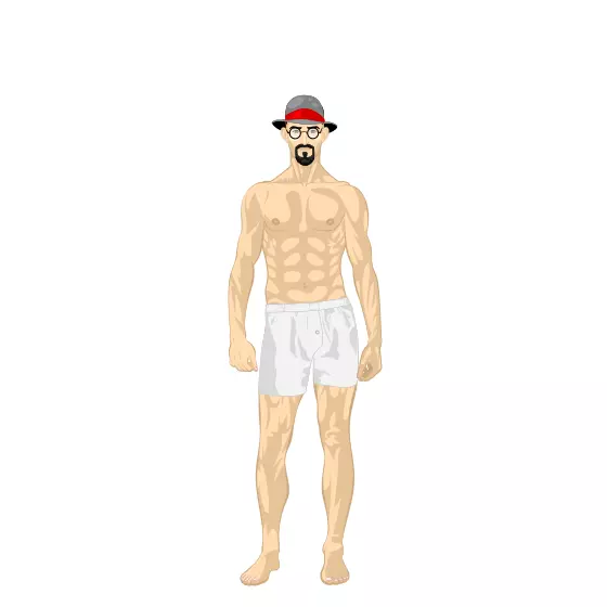 This is a Body builder character 3D print model_0
