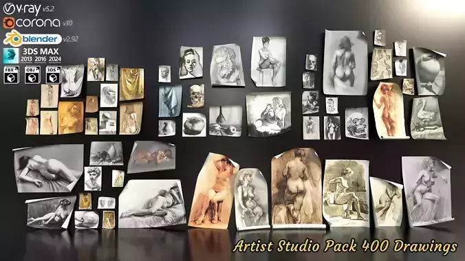 Artist Studio Pack 400 - Drawings