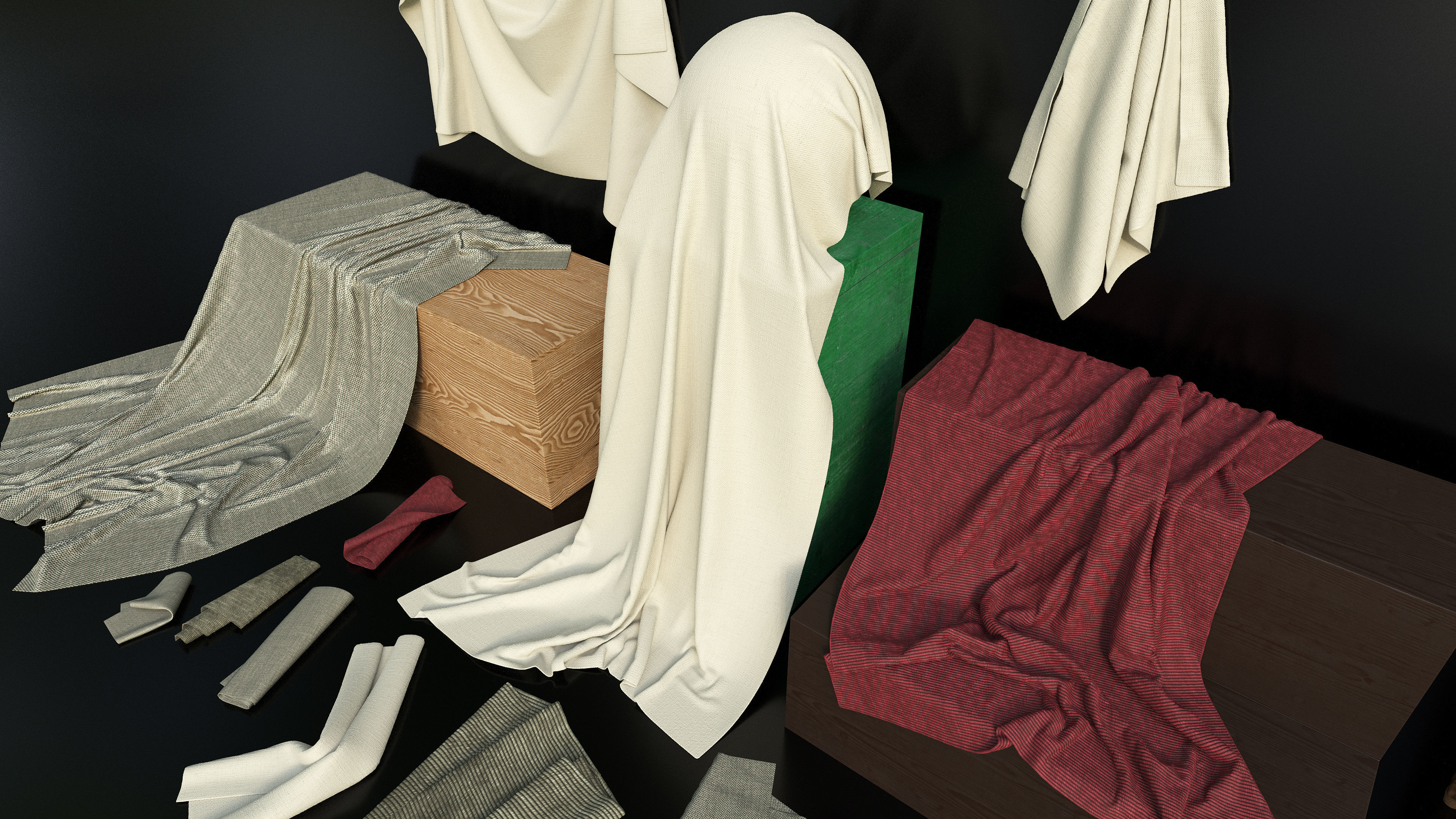 Artist Studio Pack 400 - Fabrics 3D model_20