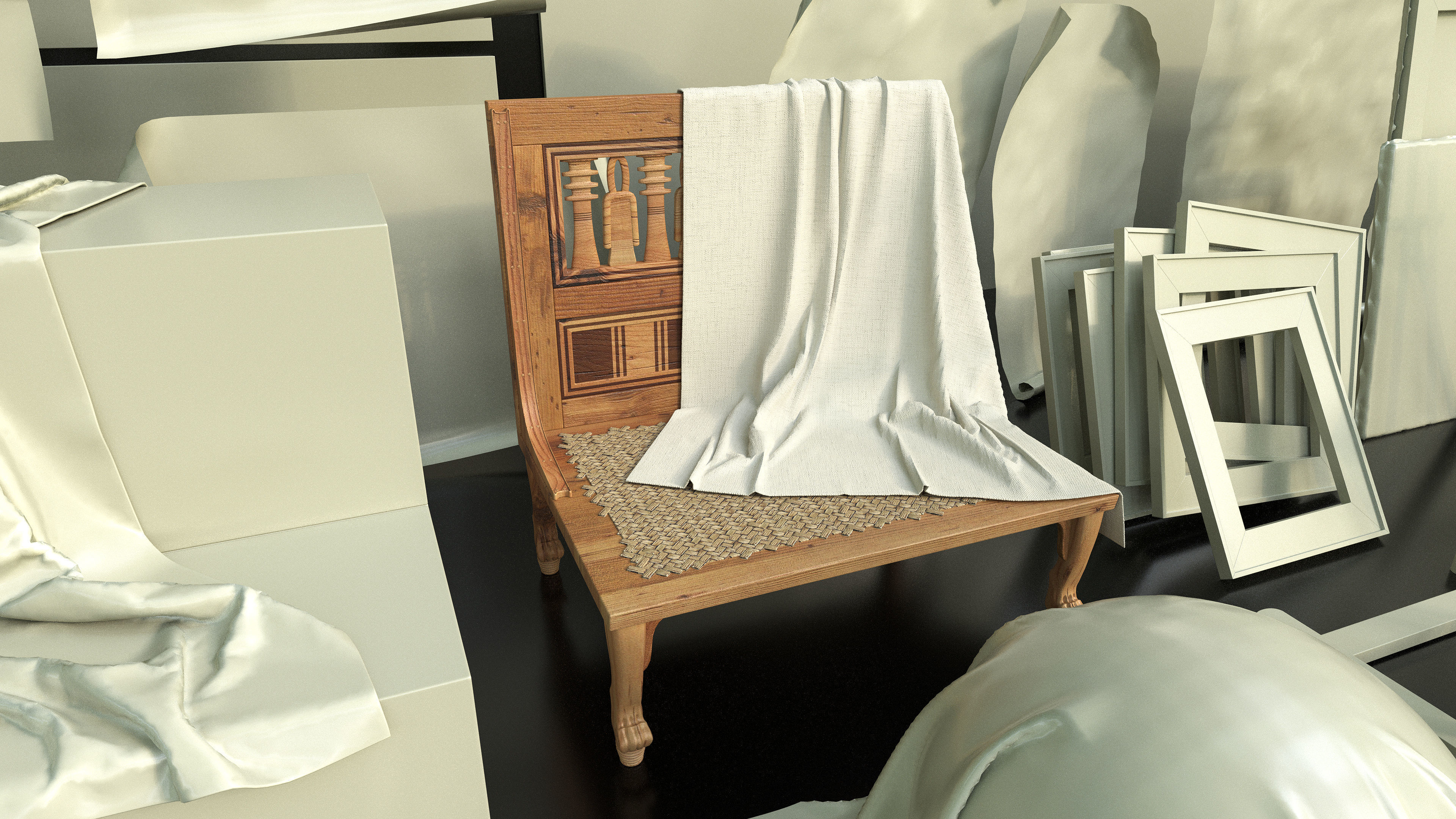 Artist Studio Pack 400 - Fabrics 3D model_5