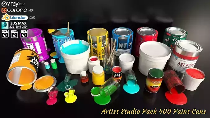 Artist Studio Pack 400 - Paint Cans