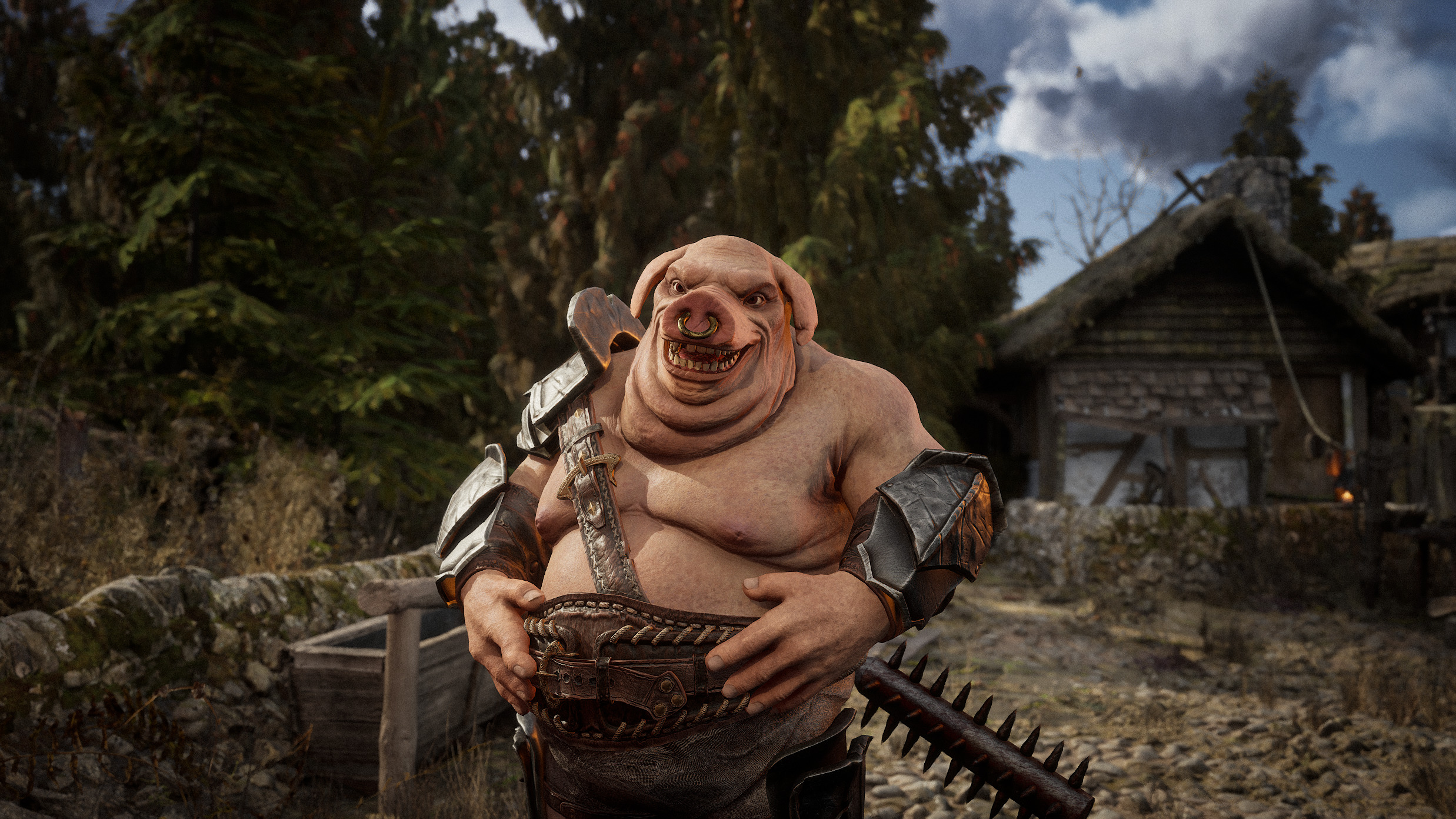 Realistic Hog 3D Character - Game Ready Rigged Low-poly 3D model Low-poly 3D model_5