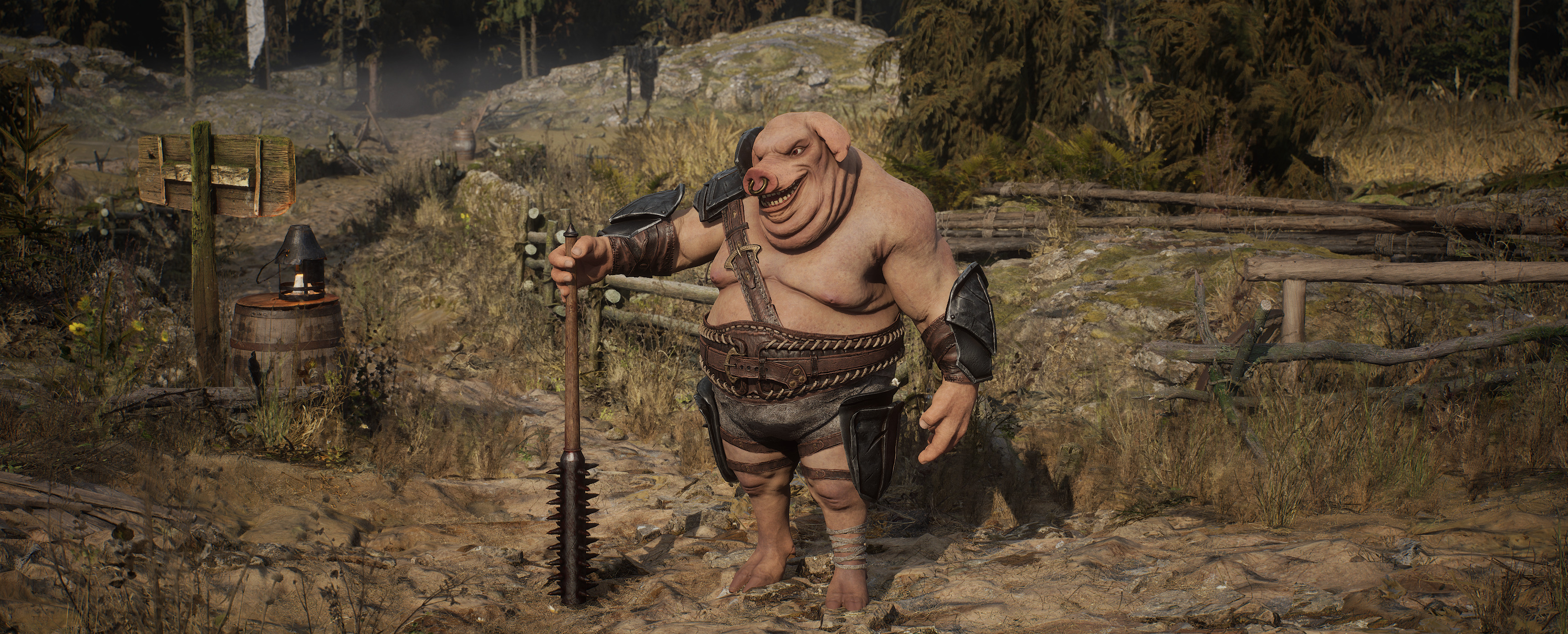 Realistic Hog 3D Character - Game Ready Rigged Low-poly 3D model Low-poly 3D model_7