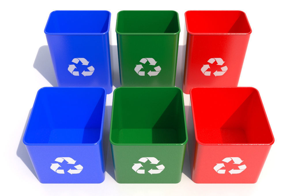 Recycle Bin -04 3D model_2