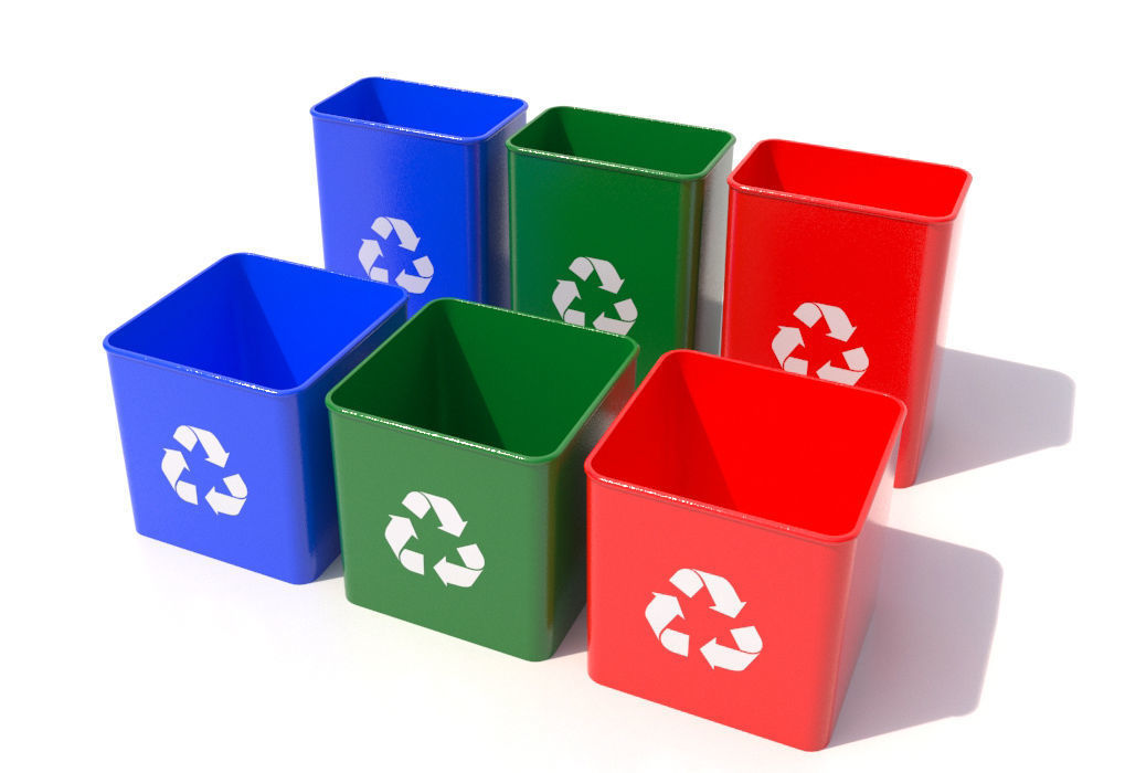 Recycle Bin -04 3D model_1