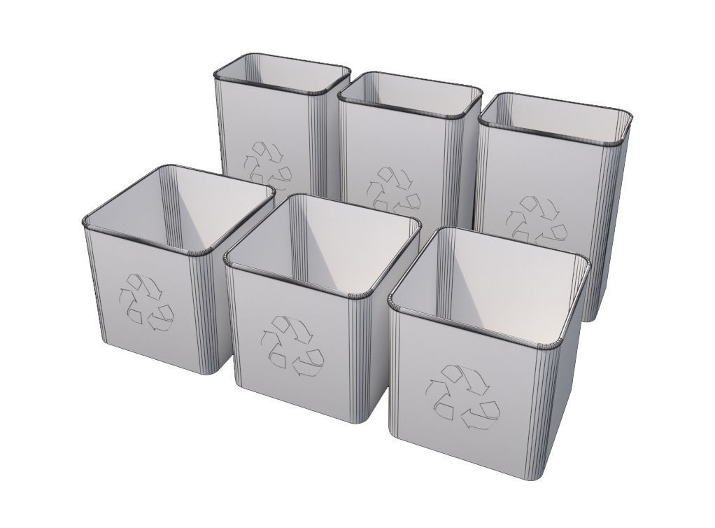 Recycle Bin -04 3D model_4