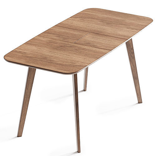 Dining table Wave-04 3D model