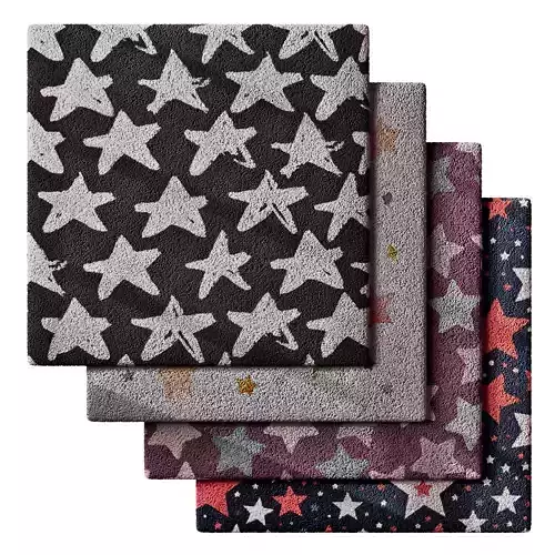 Kids Carpet Set 34 3D model