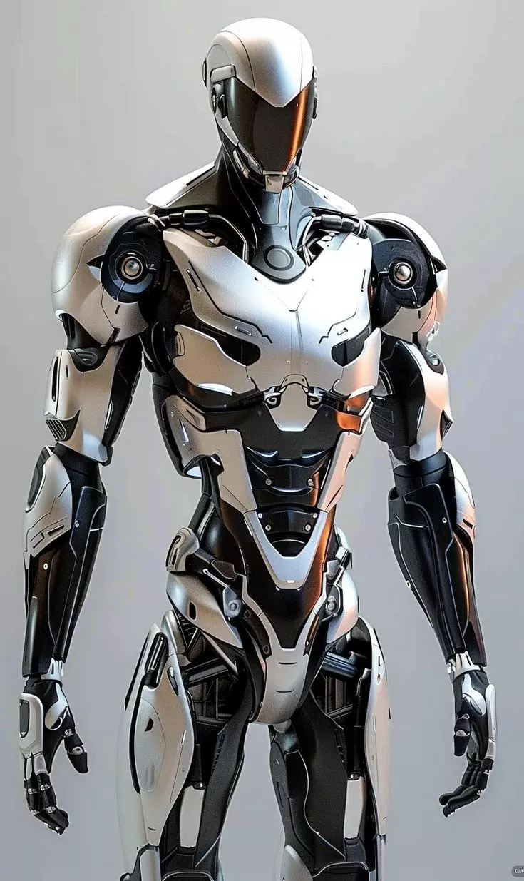 Futuristic Sci-Fi Android Robot 3D Model 3D model_0