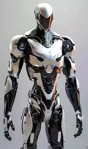 Futuristic Sci-Fi Android Robot 3D Model 3D model Futuristic Sci-Fi Android Robot 3D Model 3D model