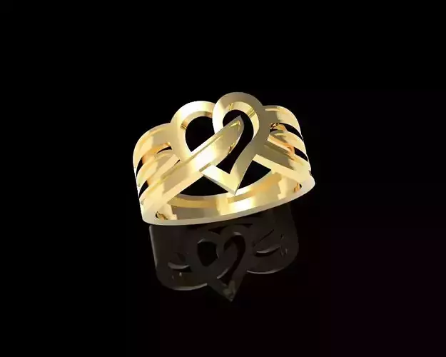 Heart Engagement Ring