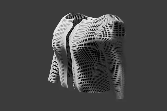 Realistic 3D Traditional Outfit Stylized Cartoon Clothing