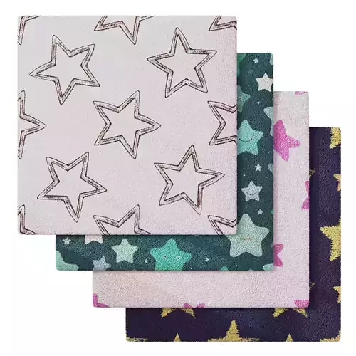Kids Carpet Set 36 3D model