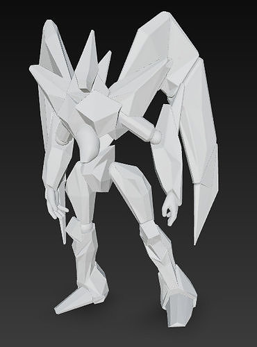 elemental hero prisma yugioh Free 3D print model