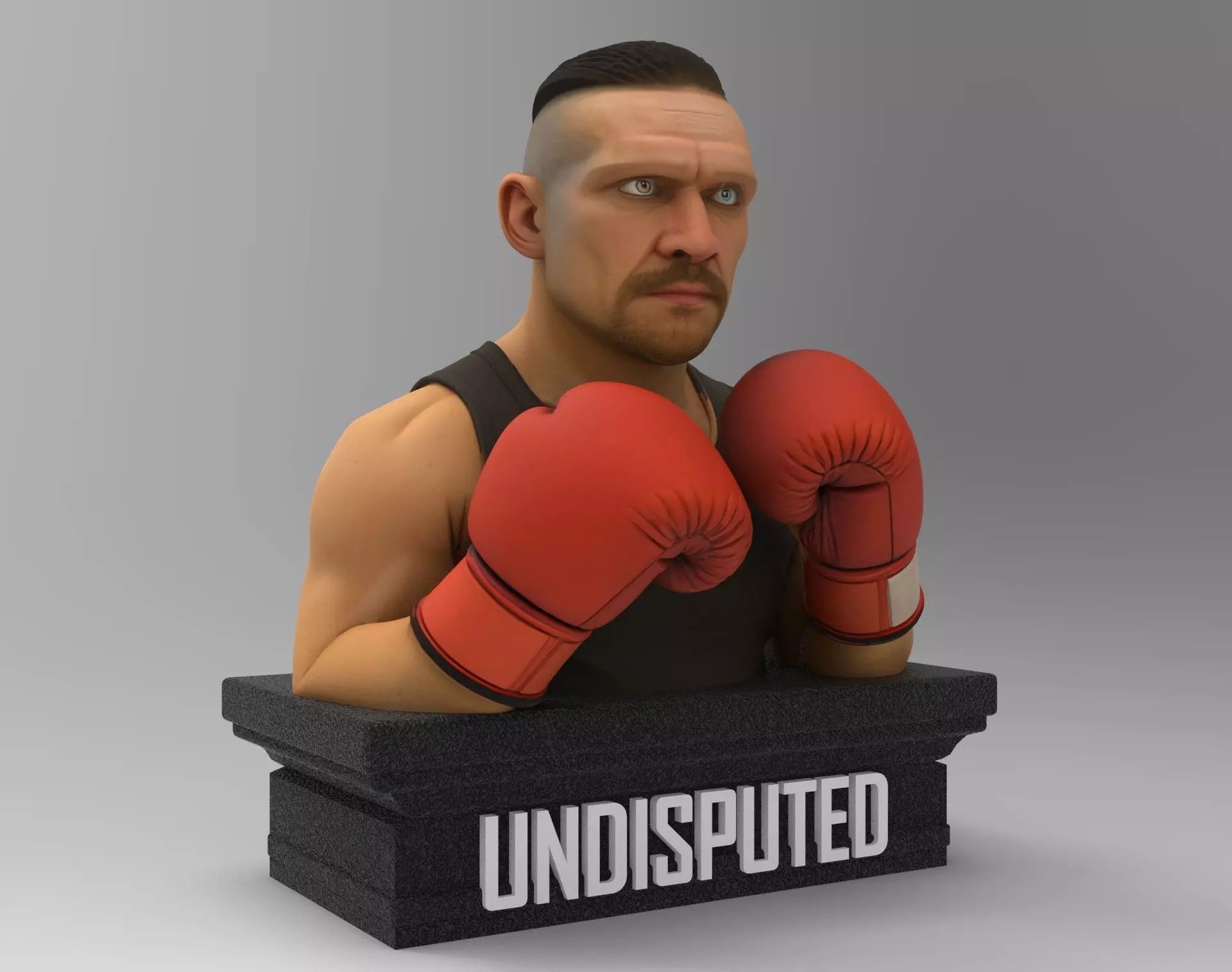 Undisputed World Champion Oleksandr Usyk 3D print model