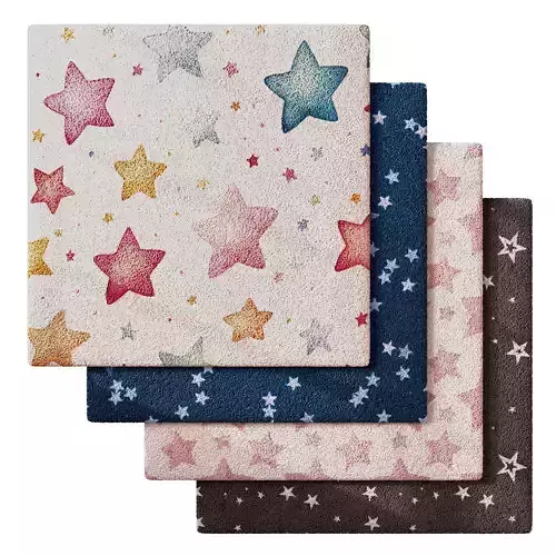 Kids Carpet Set 37 3D model