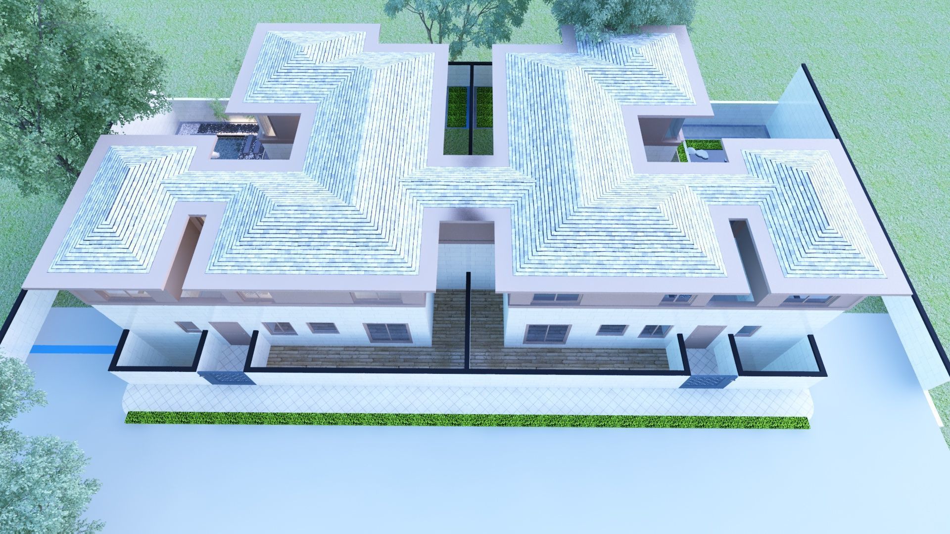 Villa Design 3D model_20