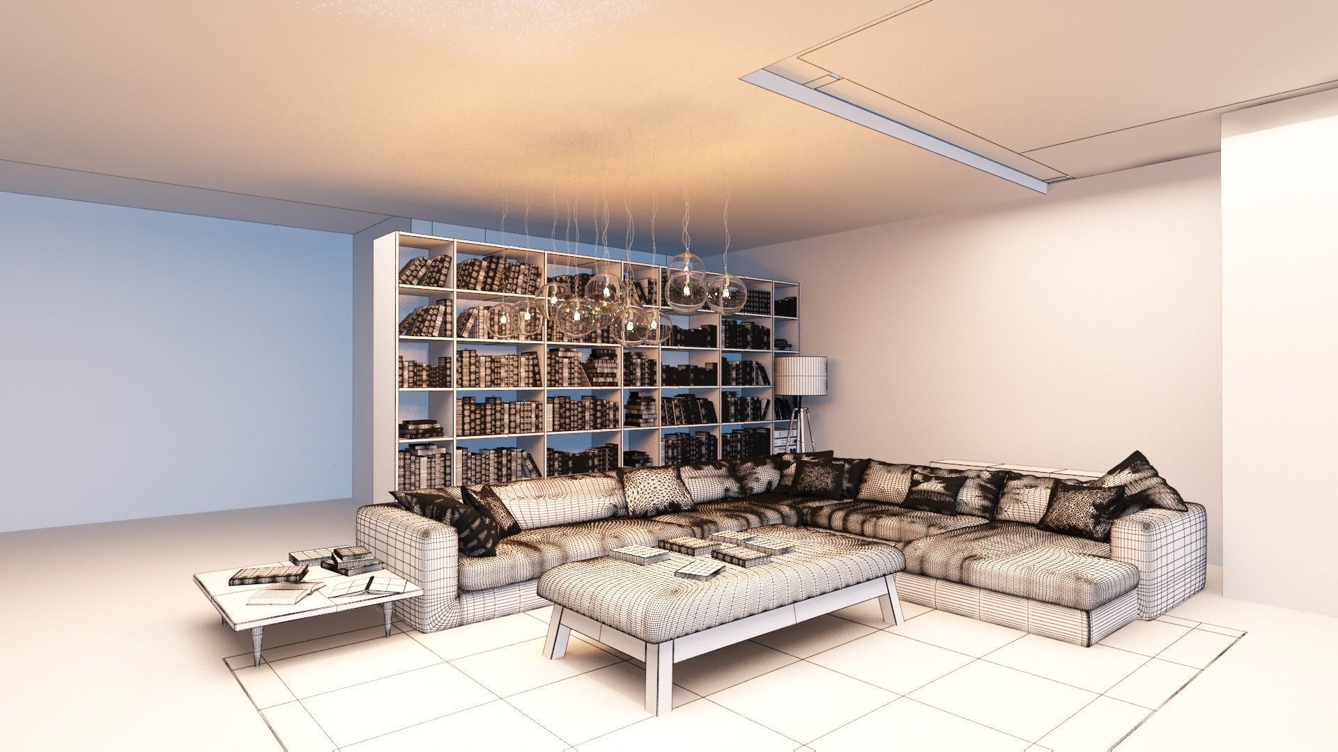 Villa Design 3D model_14