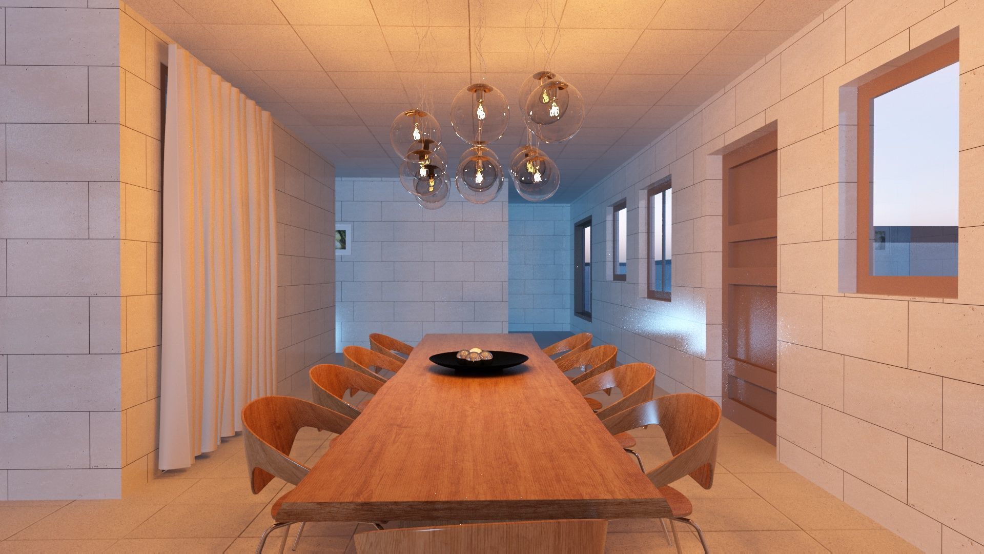 Villa Design 3D model_12