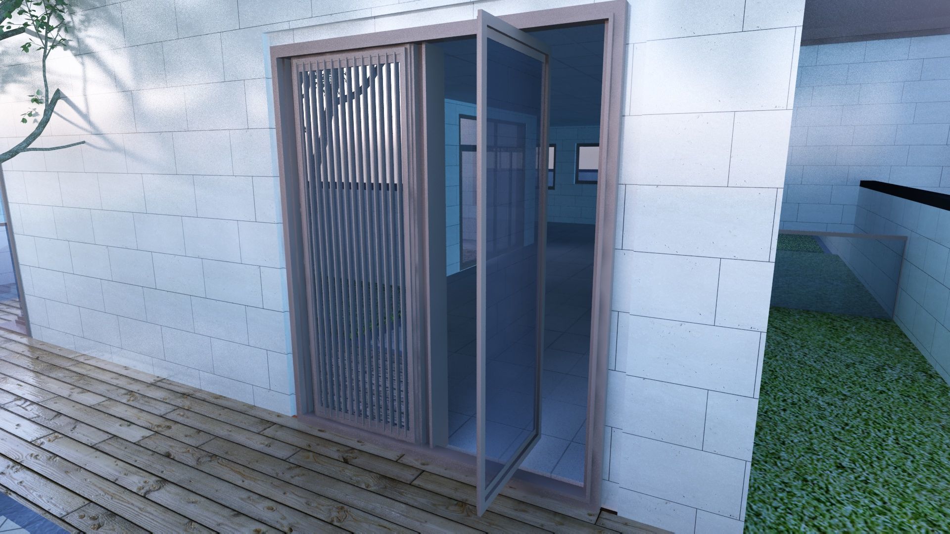 Villa Design 3D model_4